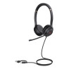 YEALINK WIRED (UH37) MS STEREO HEADSET,NOISE CANCELLING MIC,LEATHER,USB-C, C TO A ADAPTOR