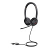 YEALINK WIRED (UH37) UC STEREO HEADSET,NOISE CANCELLING MIC,LEATHER, USB-C ,C TO A ADAPTOR