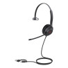 YEALINK WIRED (UH37) UC MONO HEADSET,NOISE CANCELLING MIC,LEATHER, USB-C, C TO A ADAPTOR