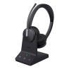YEALINK BLUETOOTH DECT (WH64) UC STEREO HEADSET WITH BASE STATION