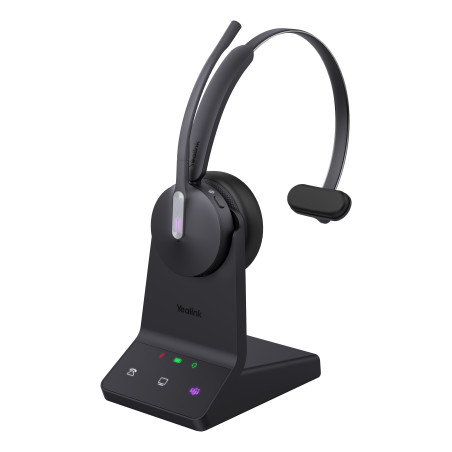 YEALINK BLUETOOTH DECT (WH64) MS MONO HEADSET WITH BASE STATION