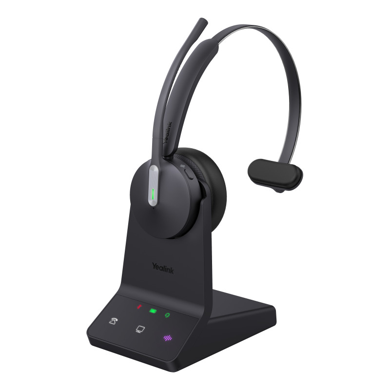 YEALINK BLUETOOTH DECT (WH64) UC MONO HEADSET WITH BASE STATION
