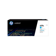 HP 659A CYAN LASERJET TONER CARTRIDGE - 13,000 PAGES. FOR M856, M776