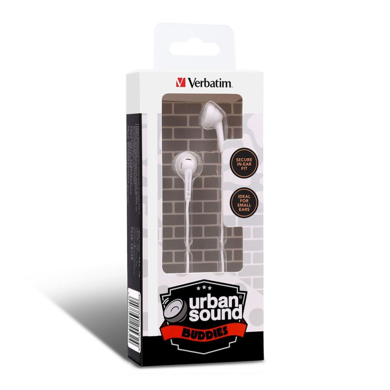 VERBATIM URBAN SOUND BUDDIES - WHITE