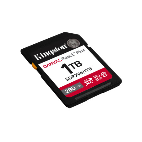 256GB SDXC Canvas React Plus U3 UHS-II