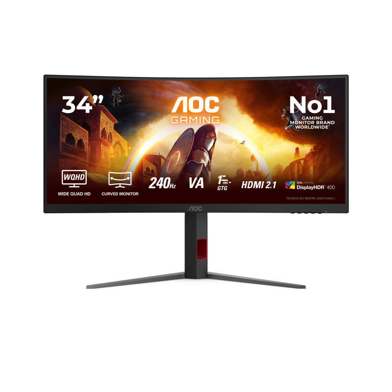 CU34G4Z VA WQHD 240Hz 0.3ms HDR400 HAS