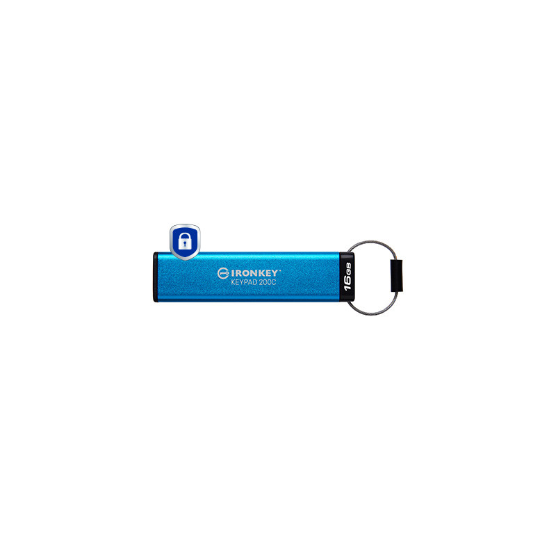 16GB USB-C IronKey Keypad 200C FIPS 140-