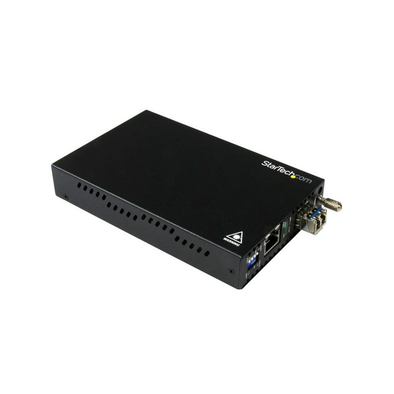GbE Fiber Media Converter - SM LC 10 km