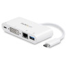 USB-C Multiport Adapter - PD - DVI - GbE