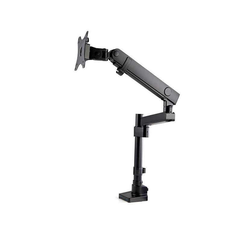 Single Monitor Arm with USB Ports