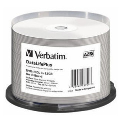 DVD+R DL 8.5GB 50Pk WHT THERM 2.4x