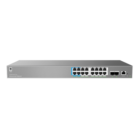 ENTERPRISE LAYER 2 MANAGED POE NETWORK SWITCH 16 X GIGE 2 X SFP 250 WATT POE