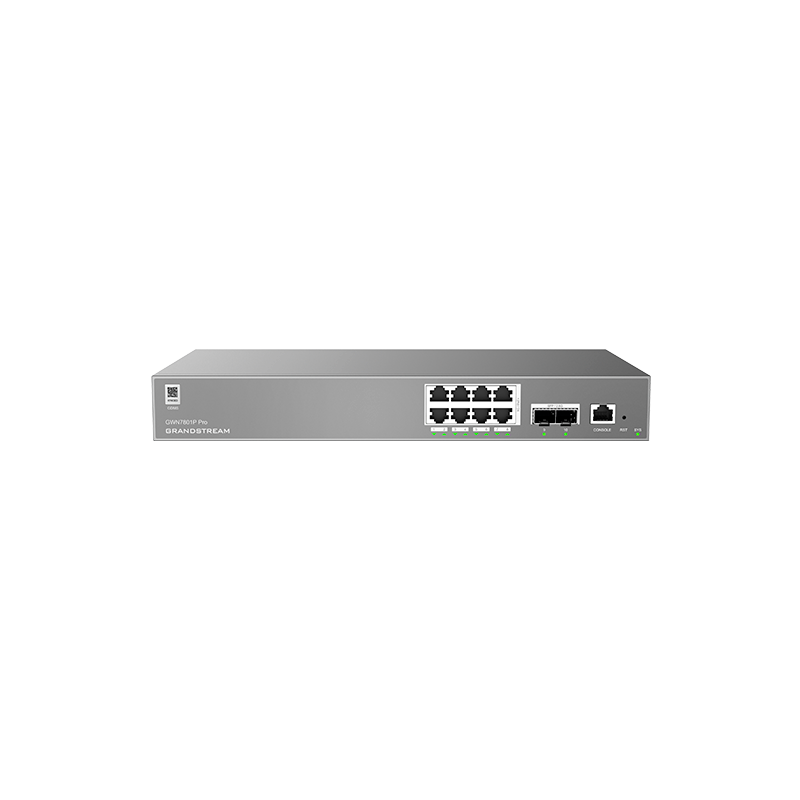 ENTERPRISE LAYER 2 MANAGED POE NETWORK SWITCH 8 X GIGE 2 X 2.5 GIG SFP 120WATT POE