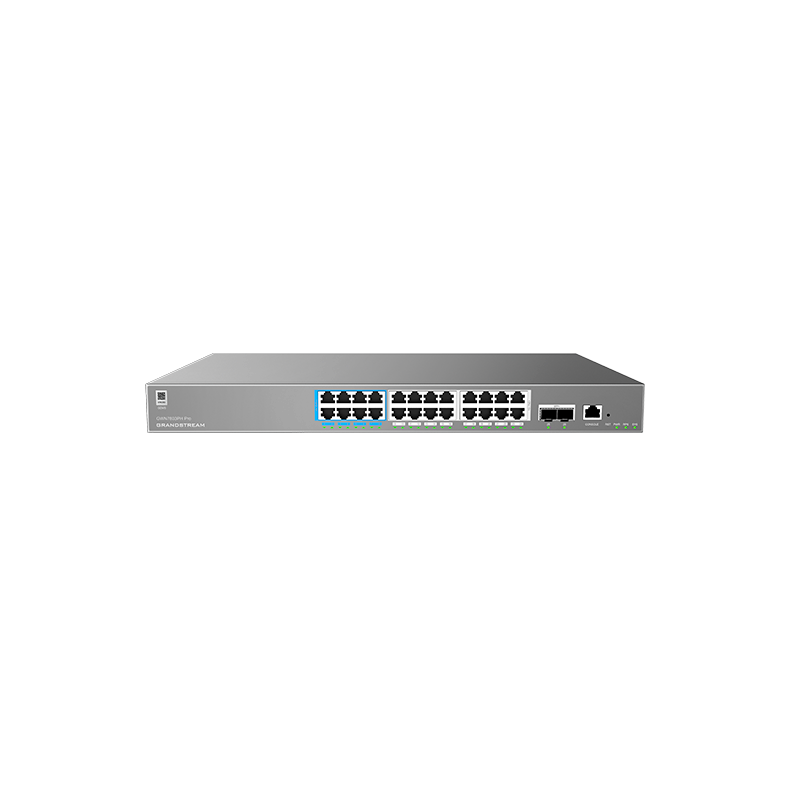 ENTERPRISE LAYER 2 MANAGED POE NETWORK SWITCH 24 X GIGE 2 X SFP 400 WATT POE