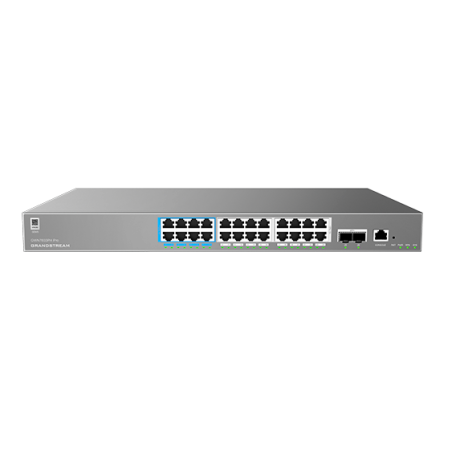 ENTERPRISE LAYER 2 MANAGED POE NETWORK SWITCH 24 X GIGE 2 X SFP 400 WATT POE