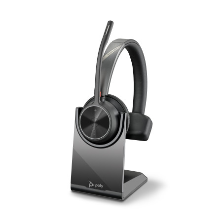 HP POLY VOYAGER 4310 OTH WIRELESS UC MONO HEADSET W/CHARGINE STAND, BT700 DONGLE , USB-C