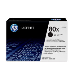 HP 80X BLACK TONER - HIGH YIELD - APPROX 6.9K PAGES - M401, M425, CP3525 COMPATIBLE