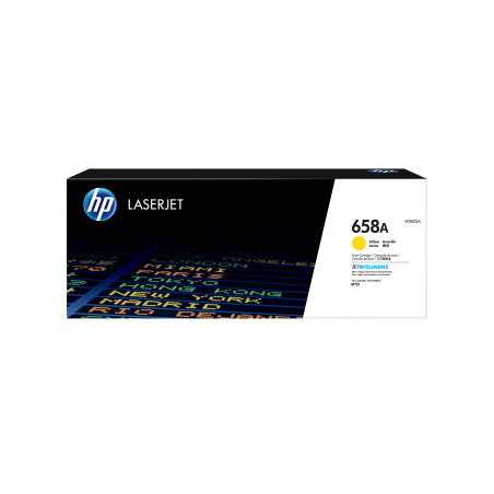 HP 658A CYELLOW LASERJET TONER CARTRIDGE - APPROX YIELD 6K PAGES - M751 COMPATIBLE