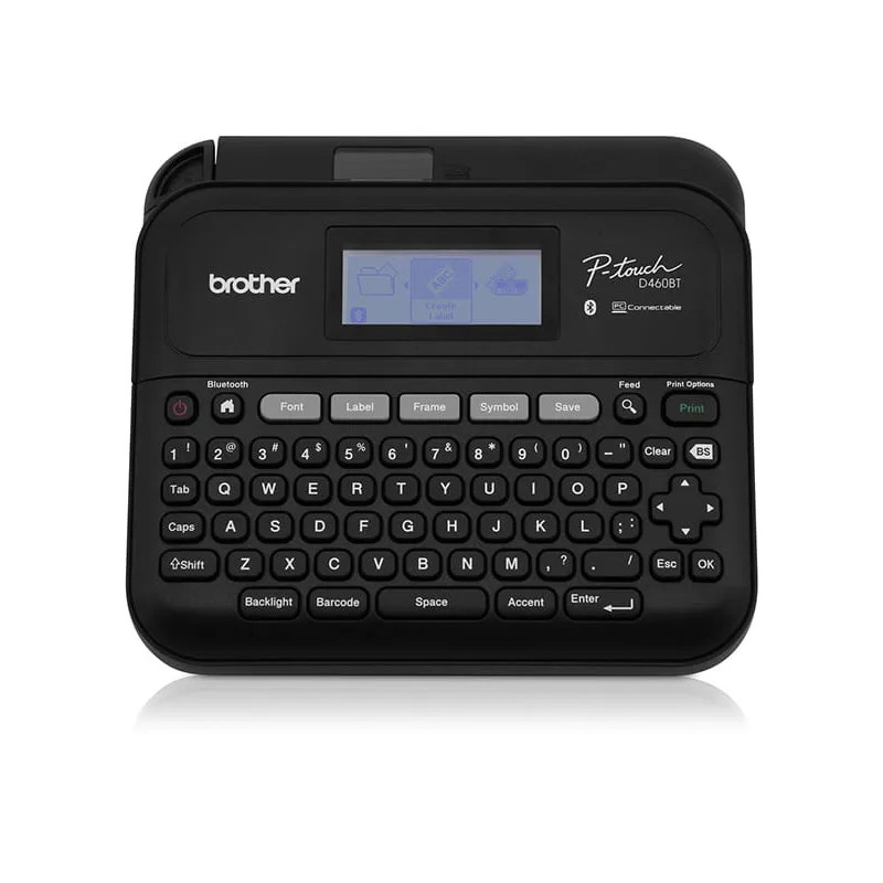 Brother PT-D460BT VERSATILE PC & BLUETOOTH CONNECTABLE DESKTOP P TOUCH LABELLER - 3.5-18MM TZE TAPE MODEL