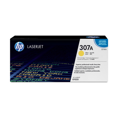 HP YELLOW TONER CE742A