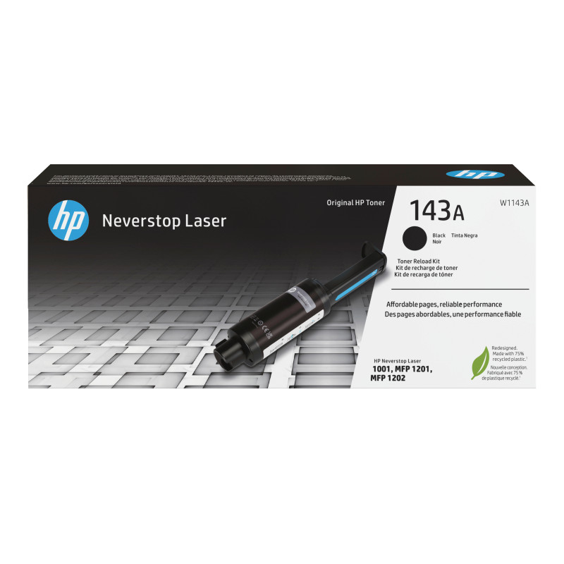 HP LASERJET 143 NEVERSTOP BLACK RELOAD TONER KIT
