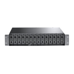 TP-LINK MEDIA CONVERTER CHASIS, 14-SLOT, RACKMOUNT, 3YR