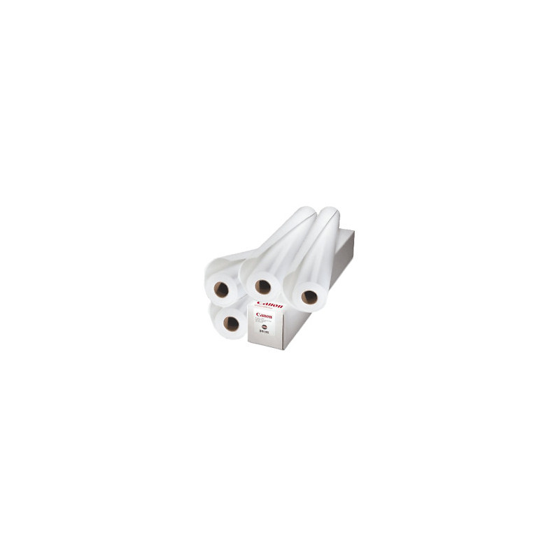 A1 CANON BOND PAPER 80GSM 610MM X 50M BOX OF 4 ROLLS FOR 24 TECHNICAL PRINTERS