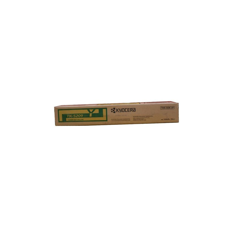 KYOCERA TK-5209Y YELLOW TONER 12K FOR TASKALFA 356CI 358CI