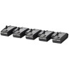 POLY SAVI 5 UNIT CHARGE BASE A ND UNIVERSAL POWER SUPPLY -9V 1000MA
