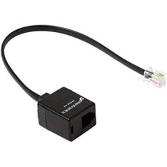 POLY RJ9 SOCKET TO RJ9 CABLE 0.2M