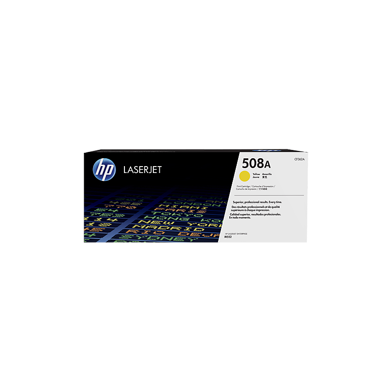 HP 508A YELLOW LASERJET TONER CARTRIDGE
