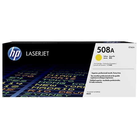 HP 508A YELLOW LASERJET TONER CARTRIDGE