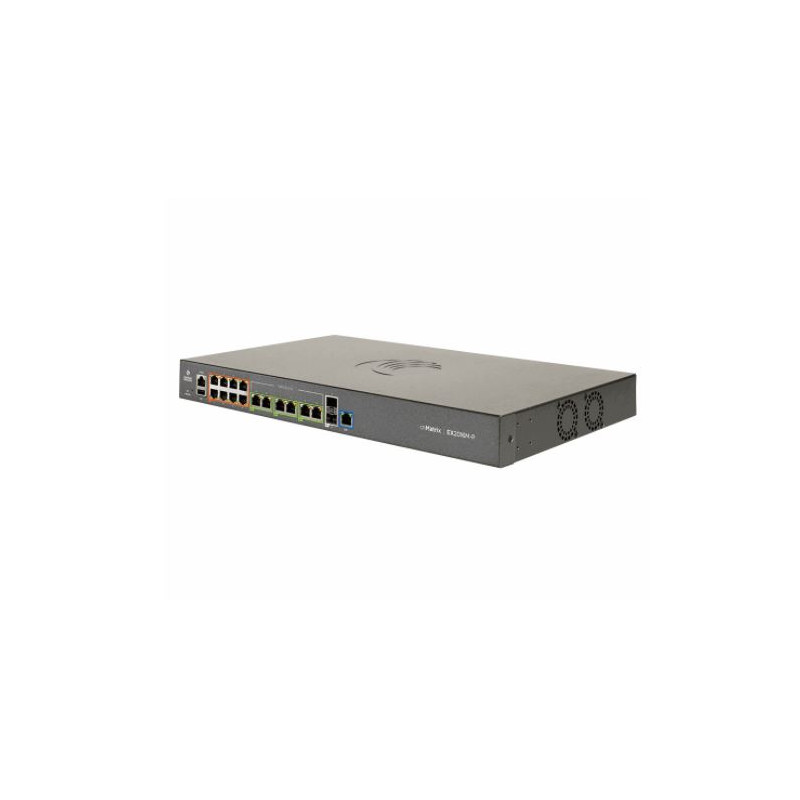 Cambium Networks MXEX2016MxPA00 cnMatrix EX2016M-P, Intelligent Ethernet PoE Switch, 8x1G+6x2.5G+2xSFP+, no pwr cord