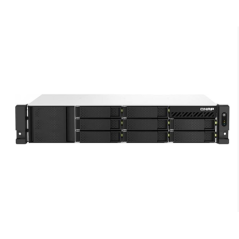 QNAP TS-864eU-RP-8G,8-bay short depth 12" rackmount NAS, Intel Celeron N5095 quad-core, 8 GB onboard not expandable, 8 x 3.5"/2.