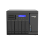 QNAP TS-h886-D1602-8G, 8-Bay QuTS hero NAS, built-in 2 M.2 NVMe Gen3 x4 port, SATA 6G, Xeon D-1602 2.5GHz, 8GB ECC RAM, 4 x 2.5G