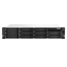 QNAP 8-BAY NAS 3.5"(0/8), AMD QC-2.2GHz, 4GB, 2.5GbE (2), M.2(2), PCIe, 2U RACK, 3YR WTY