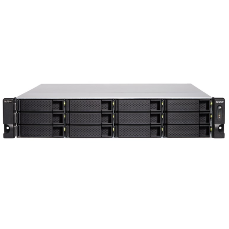 QNAP 18-BAY NAS 3.5"(0/12) 2.5"(0/6), XEON-D QC-2.6GHz, 32GB, SFP+(2) 2.5GbE, RPS, 2U, 3YR