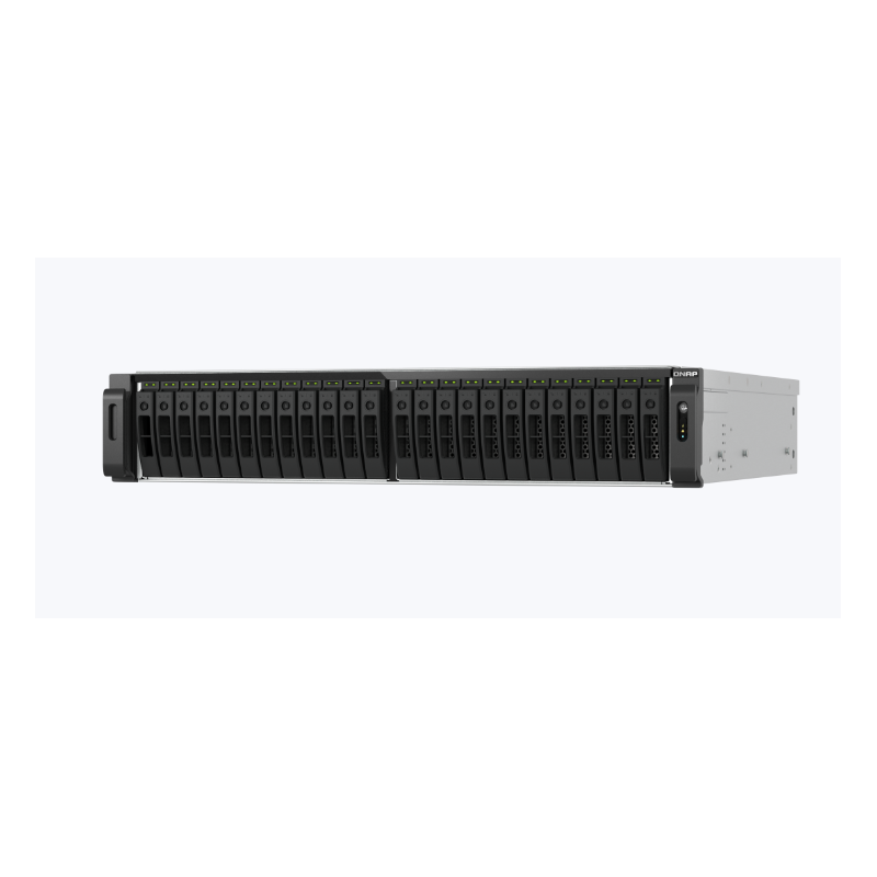 QNAP TS-h3077AFU-R7-64G,2U 30-bay 2.5" SATA all flash NAS,AMD Ryzenâ„¢Â 7700/Ryzenâ„¢ Pro 7745 8-core/16 thread processor, up to