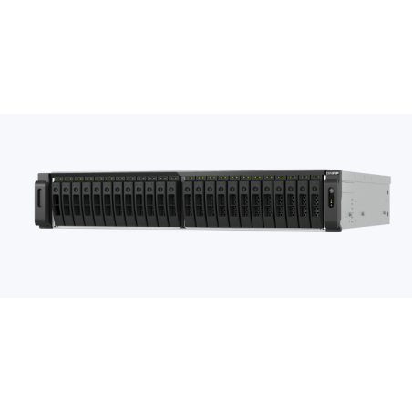 QNAP TS-h3077AFU-R7-64G,2U 30-bay 2.5" SATA all flash NAS,AMD Ryzenâ„¢Â 7700/Ryzenâ„¢ Pro 7745 8-core/16 thread processor, up to