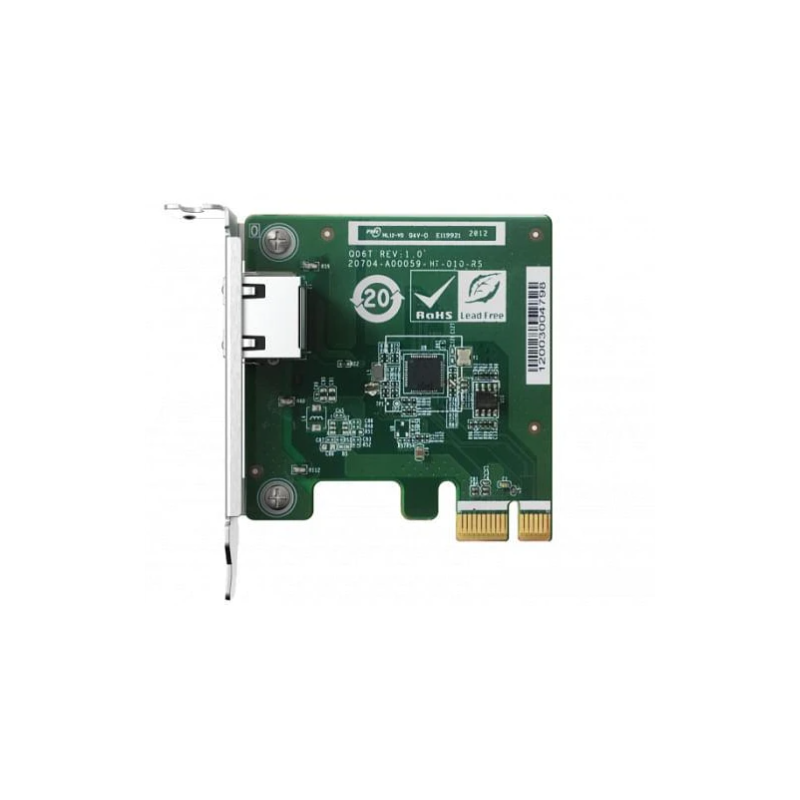 QNAP SINGLE PORT 2.5GBE 4-SPEED NETWORK CARD (PCIE GEN2 X1)