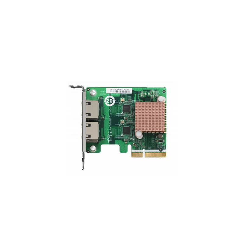 QNAP DUAL PORT 2.5GBE 4-SPEED NETWORK CARD (PCIE GEN2 X2)