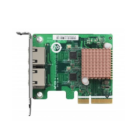 QNAP DUAL PORT 2.5GBE 4-SPEED NETWORK CARD (PCIE GEN2 X2)