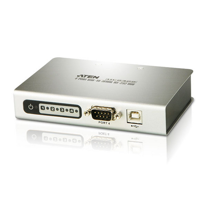 ATEN 4 PORT USB TO RS232 CONVERTER WITH 1.8M CABLE