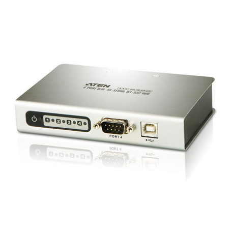 ATEN 4 PORT USB TO RS232 CONVERTER WITH 1.8M CABLE