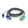 ATEN 5M 3IN1 VGA USB CONSOLE KVM SPLIT CABLE