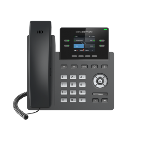 Grandstream GRP2612 4 Line IP Phone, 2 SIP Accounts, 320x240 Colour Screen, HD Audio, Includes PSU *LAST STOCK*