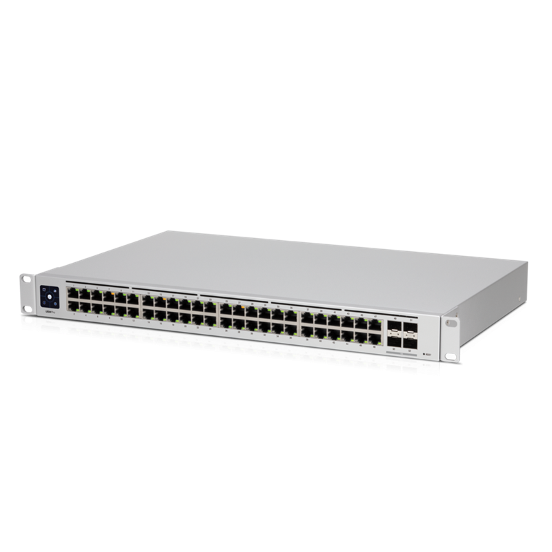 UBIQUITI UniFi SWITCH PRO 48 PORT, 48 xGbE RJ45, 4x 10G SFP+, LAYER3, RACK-MOUNT, GEN2, 1Y