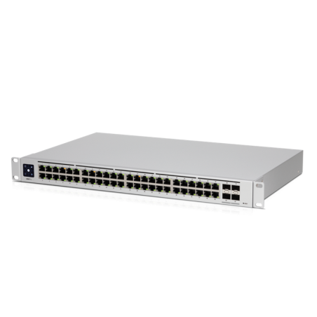 UBIQUITI UniFi SWITCH PRO 48 PORT, 48 xGbE RJ45, 4x 10G SFP+, LAYER3, RACK-MOUNT, GEN2, 1Y