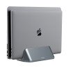 mbeatÂ® Stage S5 Adjustable Dual Bay Tablet, Laptop and MacBook Vertical Stand Declutter and Organise Dual Adjustable Bays Mater