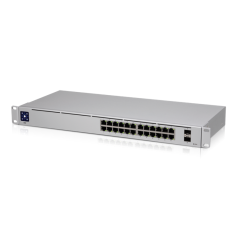 UBIQUITI UniFi SWITCH STANDARD 24 PORT, 24 xGbE RJ45, 2x SFP, RACK-MOUNT, 1YR